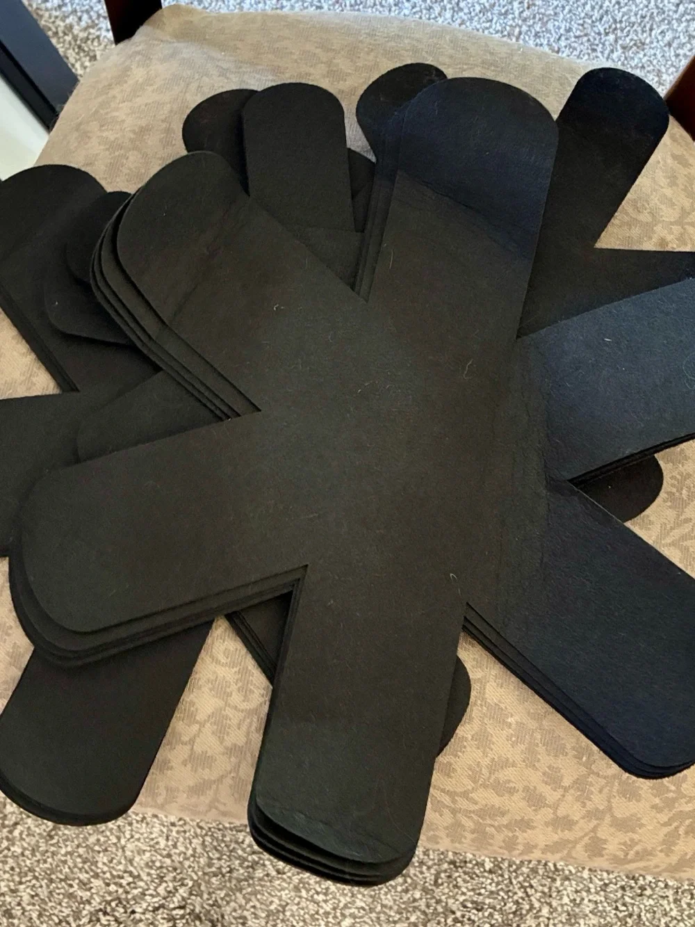 NEW Black felt anti-slip Pan and Pot protector separators